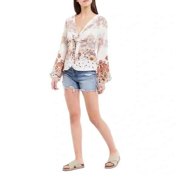 FREE PEOPLE Run Free Tunic in Ivory Size S - Picture 1 of 10